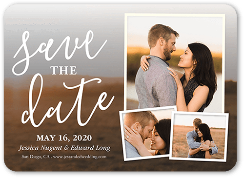 Forever Photo Save The Date, Rounded Corners