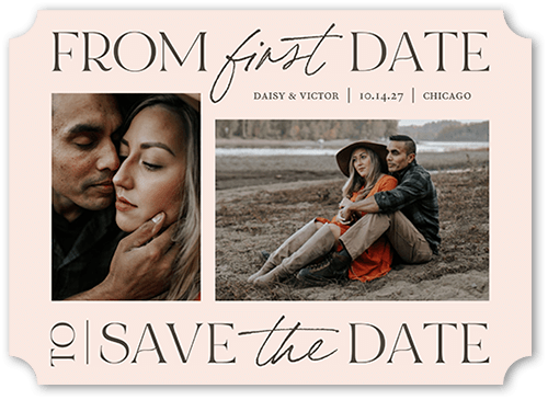 Pink Save The Dates