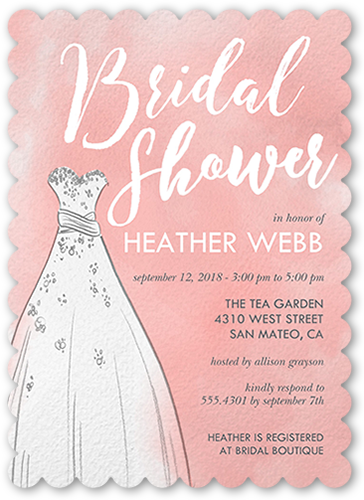 Bridal Shower Invitation Size 5