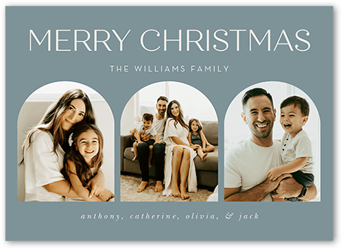 Modern Christmas Photo Card