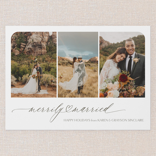 Heartfelt Union Holiday Card, White, 5x7 Flat, Christmas, Standard Smooth Cardstock, Square, White