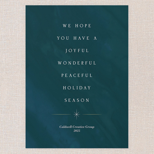 Fun Moments Holiday Card, Blue, 5x7 Flat, Holiday, Matte, Signature Smooth Cardstock, Square, Nautical