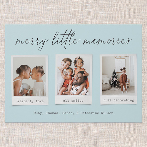 Sweet Keepsakes Holiday Card, Green, 5x7 Flat, Christmas, Luxe Double-Thick Cardstock, Square, Mint