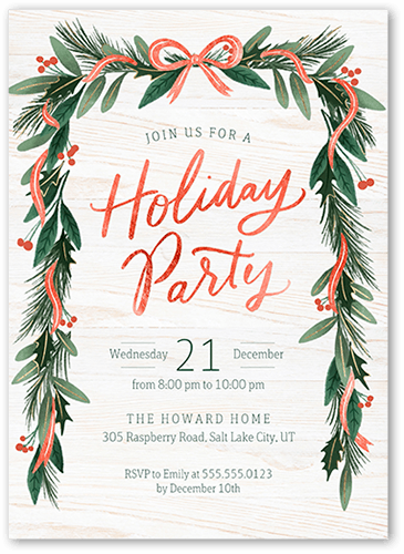 Family Holiday Invitations