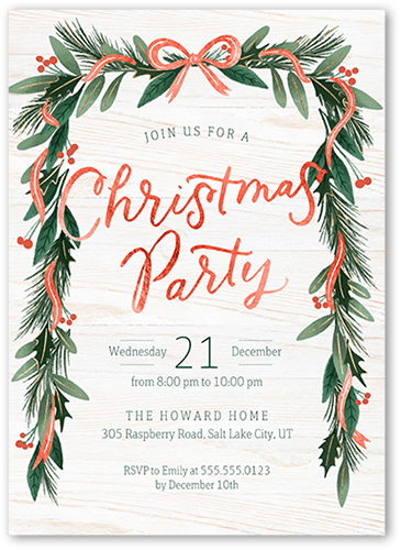Holiday Dinner Invitation
