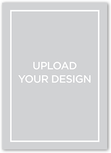 Upload Your Own Design Valentine's Card, White, Matte, Signature Smooth Cardstock, Square