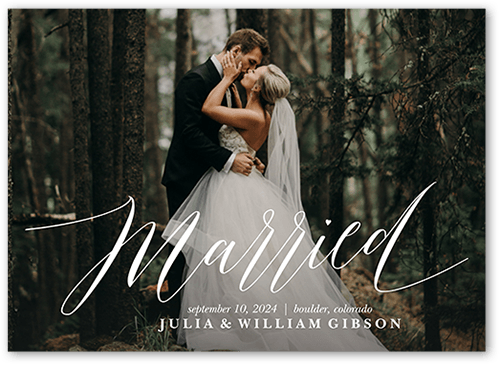 Elegant Wedding Announcements