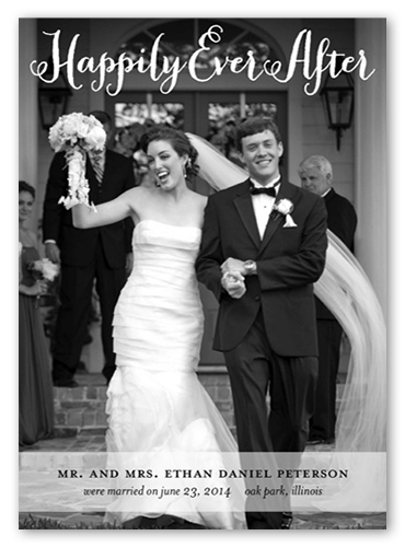 Always Together Wedding Announcement, White, Standard Smooth Cardstock, Square