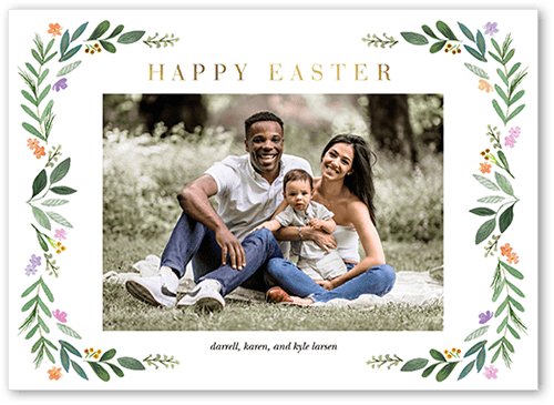 Loving Frame Easter Card, White, 5x7 Flat, Matte, Signature Smooth Cardstock, Square