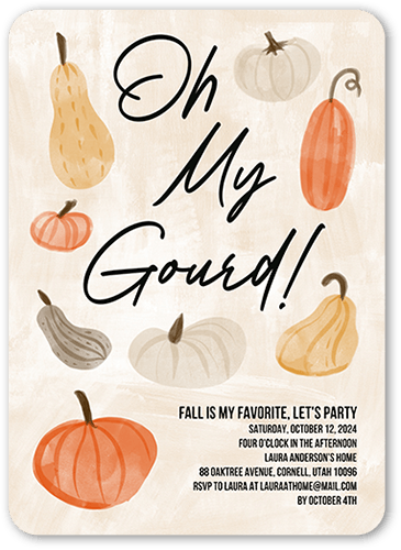 Harvest Party Invitations
