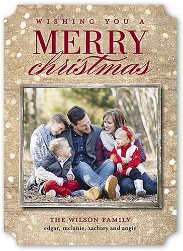 Sparkly Light Christmas Card