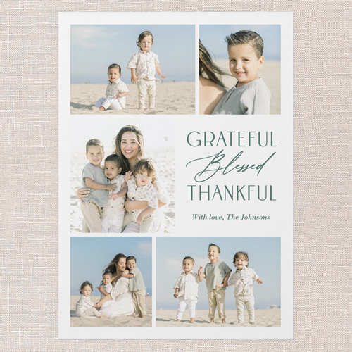 Blessed Reflections Religious Christmas Card, White, 5x7 Flat, Religious, Matte, Signature Smooth Cardstock, Square, White