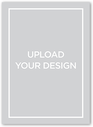 Upload Your Own Design Father's Day Card, White, 100% Recycled Cardstock , Square