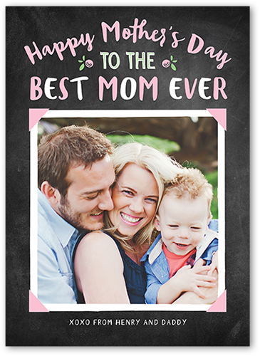 For Our Mom Mother's Day Card, Grey, Matte, Signature Smooth Cardstock, Square