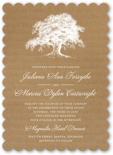 Rustic Cardstock For Invitations | Shutterfly