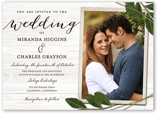Ingrained Love Wedding Invitation, Beige, Standard Smooth Cardstock, Square