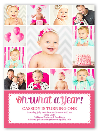 1st birthday invitation wording for baby girl