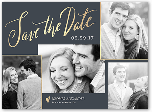 Custom Wedding Save The Date Cards For Fall