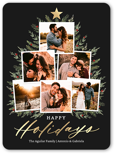 Black Chic Holiday Card