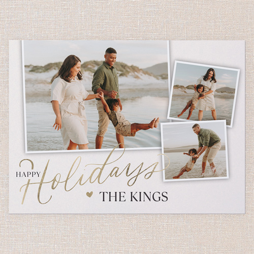 Snapshot Simplicity Holiday Card, Beige, 6x8 Flat, Holiday, Signature Smooth Cardstock, Square