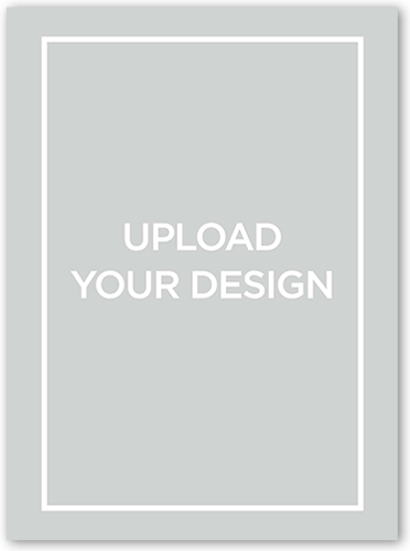 Upload Your Own Design Halloween Card, White, Signature Smooth Cardstock, Square, White