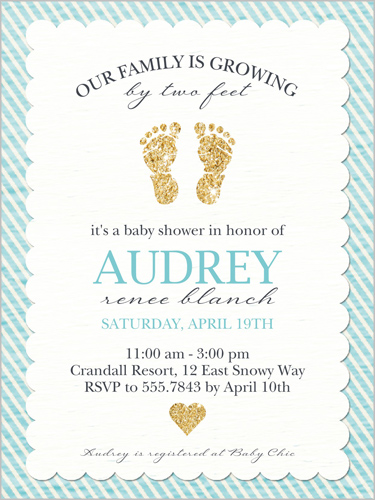 baby shower party invitation