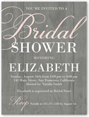rustic shower bridal shower invitation 4x5 flat