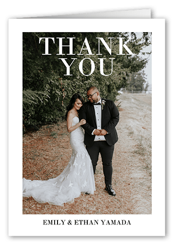 Quiet Frame Thank You Card