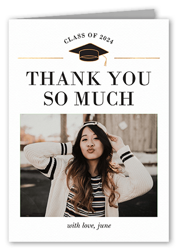 Thank You Grad Cap Class of 2023 Personalized Sticker 