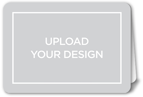 Upload Your Own Design Thank You Card, Rounded Corners
