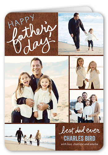 personalized fathers day card