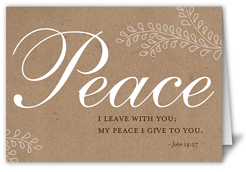 Religious Get Well Wishes Forever Peace Funeral Sympathy Cards | Shutterfly