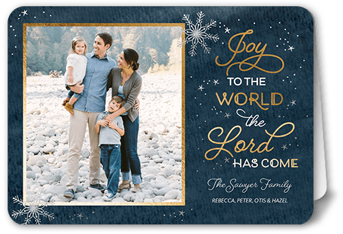 Lord Has Come Religious Christmas Cards | Shutterfly