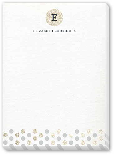 Glamorous Monogram 5x7 Notepad