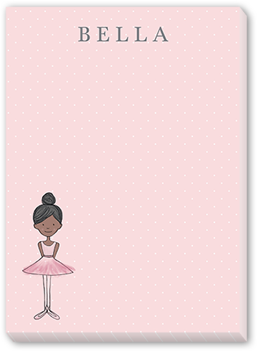 Tiny Dancer  5x7 Notepad, Brown, Matte