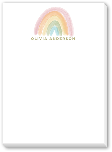 Whimsical Rainbow Notepad