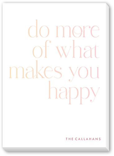 Do More Happy Notepad, White, Matte