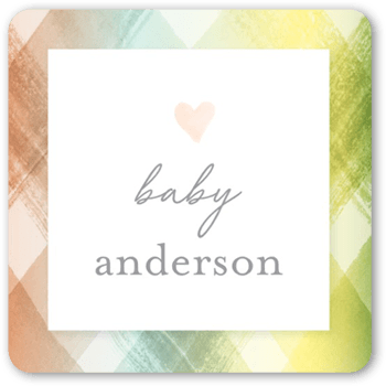 Bright Plaid Stickers, StickersPueblo