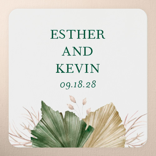 Tropical Flora Stickers, StickersWhite