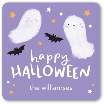 Come for the Boos Stickers, -Purple-Stickers