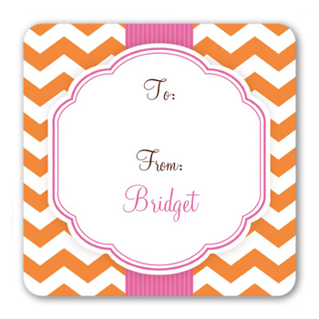 Fabulous Chevron Stickers, StickersTangerine