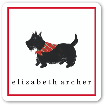 Scottie Dog Love Stickers