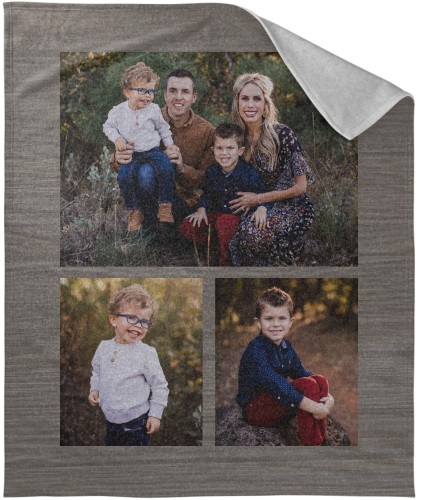 In Our Hearts Memorial Fleece Photo Blanket by Shutterfly