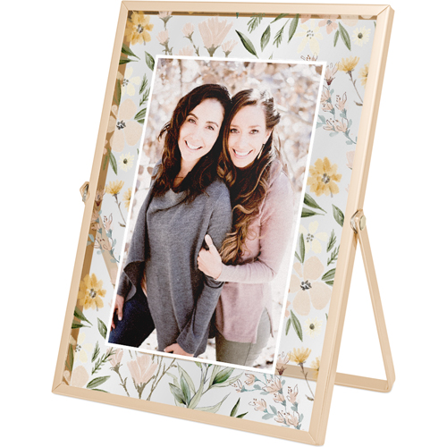 White Tabletop Floating Framed Prints