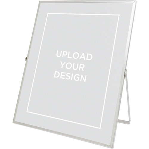 Upload Your Own Design Tabletop Floating Framed Print, 8x10, Silver, Multicolor