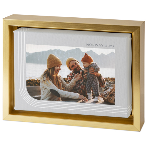 Gray And Gold Canvas Wall Art