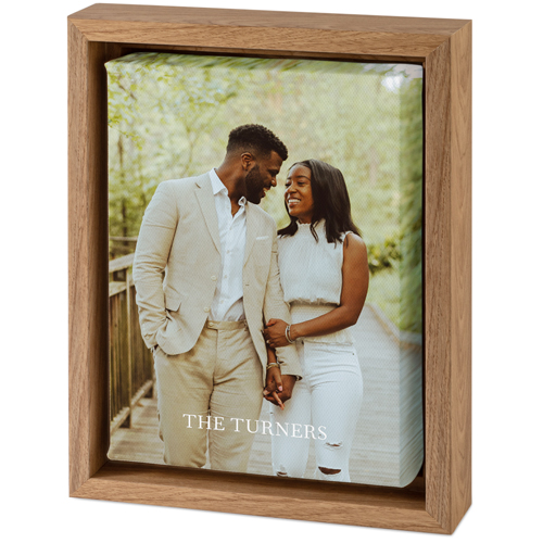 Photo Gallery Portrait Tabletop Framed Canvas Print, 5x7, Natural, Tabletop Framed Canvas Prints, Multicolor