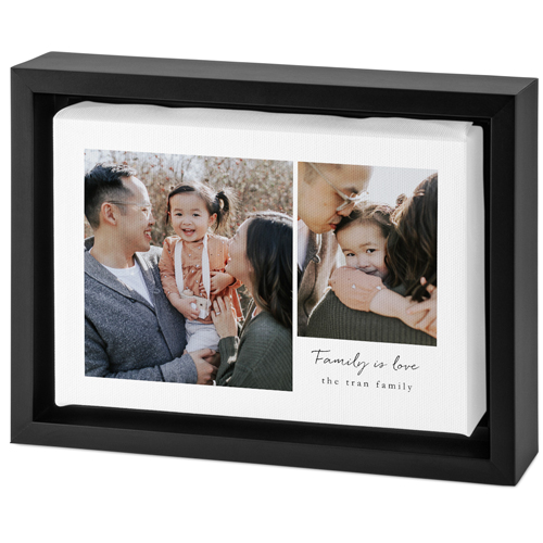 Gallery of Two Tabletop Framed Canvas Print, 5x7, Black, Tabletop Framed Canvas Prints, Multicolor