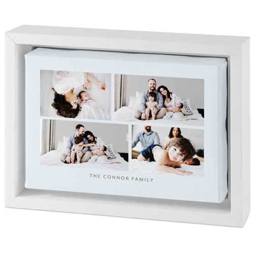 Gallery of Four Tabletop Framed Canvas Print, 5x7, White, Tabletop Framed Canvas Prints, Multicolor