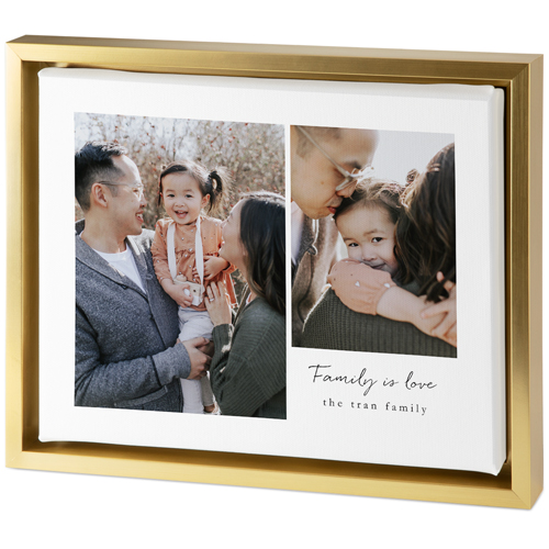 Gallery of Two Tabletop Framed Canvas Print, 8x10, Gold, Tabletop Framed Canvas Prints, Multicolor